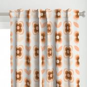 Large Retro Ombre Floral