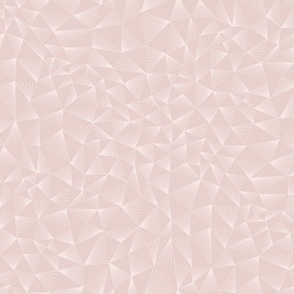 Polygonal triangles texture cotton pink