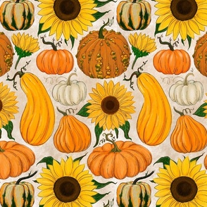 Pumpkin Harvest small on grey 