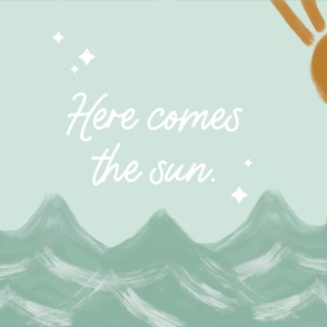 36x56: here comes the sun // use with one yard of modern jersey
