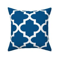 Quatrefoil Navy