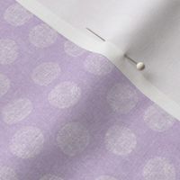 (small scale) organic polka dots - purple - LAD22