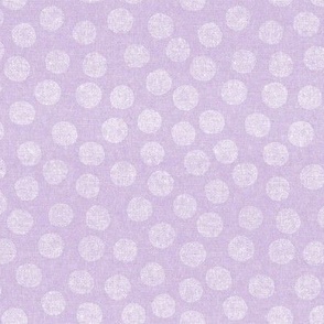 (small scale) organic polka dots - purple - LAD22