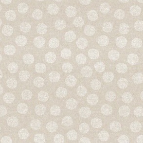 (small scale) organic polka dots - neutral - LAD22