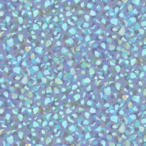 Shell Terrazzo Aqua on Blue 300