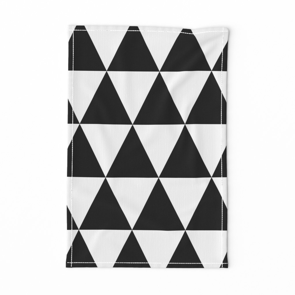 Black & White Triangles XL | pencilmeinstationery.com