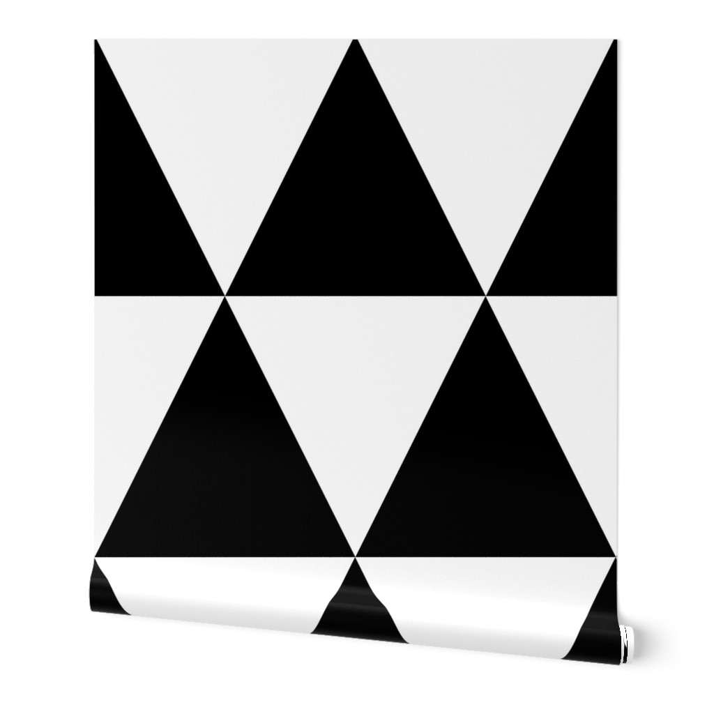 Black & White Triangles XL | pencilmeinstationery.com