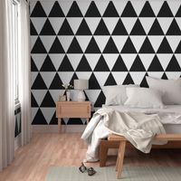Black & White Triangles XL | pencilmeinstationery.com