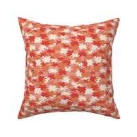 Small - Pink and Orange abstract camouflage repeat pattern