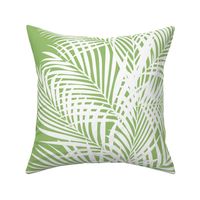 Frond Stripe Spring Green and White