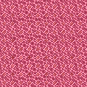 Circle Flower Geometric Pink Small
