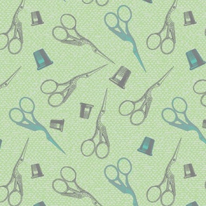 Scissors & Thimble Pattern