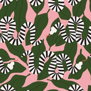 Den Of Snakes | Jumbo Pink + Green
