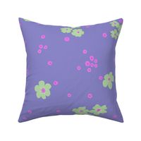 Tiny Forget-me-not Flower on Lavender | Large Scale