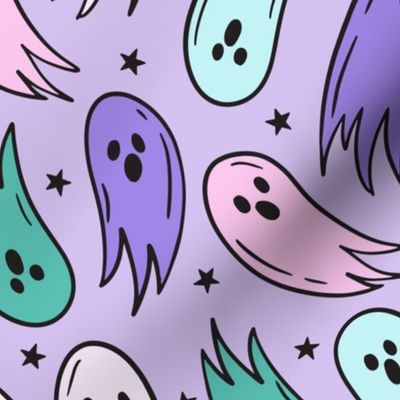 Too Cute Ghosties Pastel Halloween - Large Scale