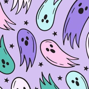 Too Cute Ghosties Halloween Pastel - XL Scale