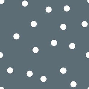 slate polka dot - Angelina Maria Designs