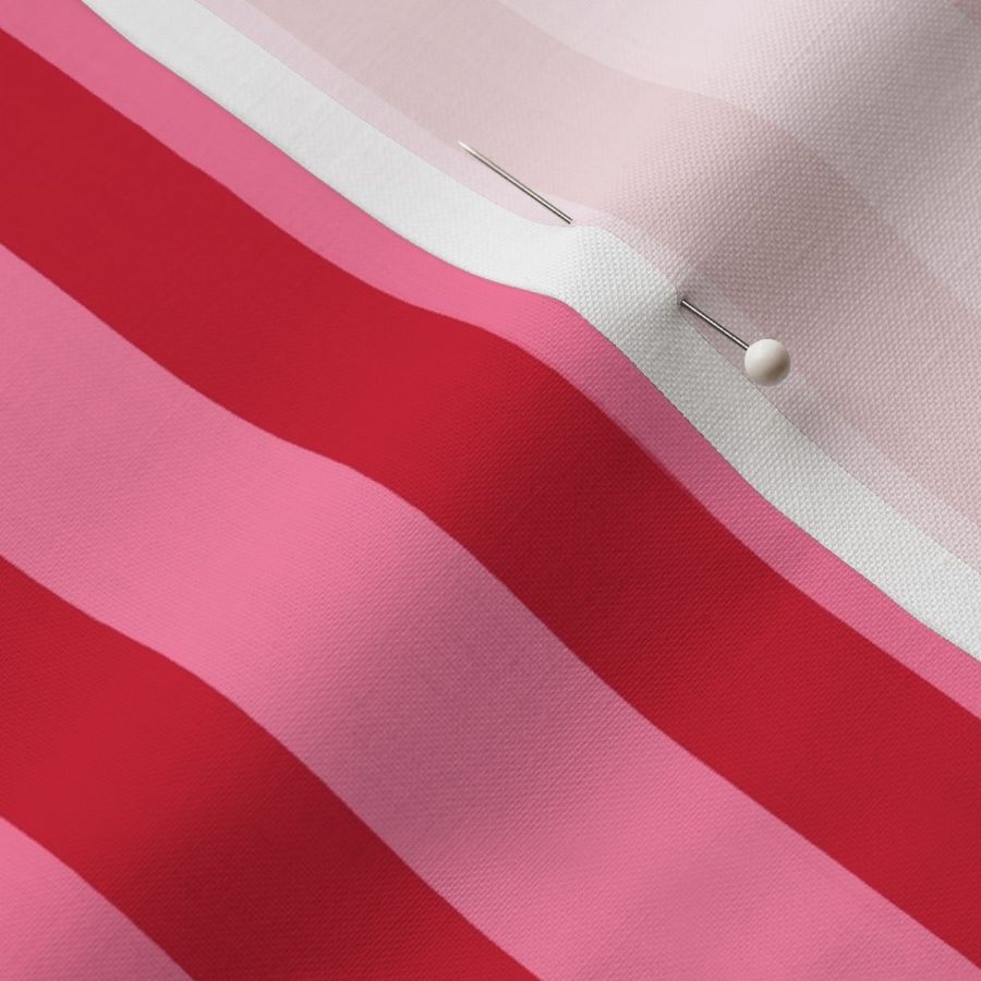 SMALL VALENTINES STRIPE RED PINK