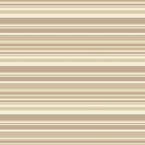 Horizontal Stripes in Neutral Cream
