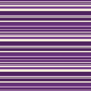Horizontal Stripes in Purple Grape