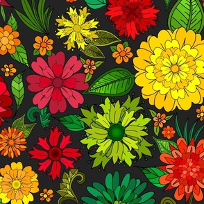 Groovy Garden 1977 (large scale) 