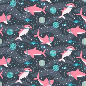Pink  Space Sharks
