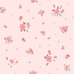 small peach pink flowers