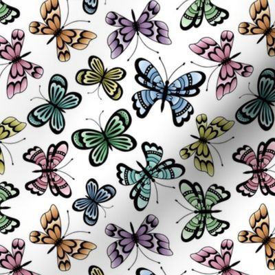 Pretty Butterfly Pattern - Small Scale