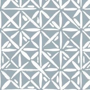 Triangle - greyblue white
