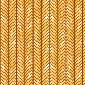 Feathered Chevron Watercolor Kemps Ridley Gold Medium 