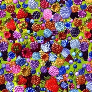 Allt The Berries smaller scale repeat pattern 42x36in 300dpi