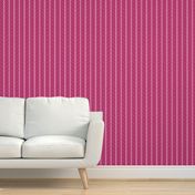 Classic Feather Quill Chevron Jazzberry Medium 