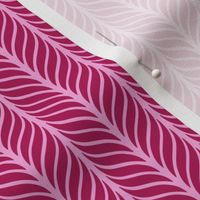 Classic Feather Quill Chevron Jazzberry Small 