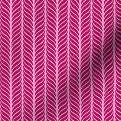 Classic Feather Quill Chevron Jazzberry Small 