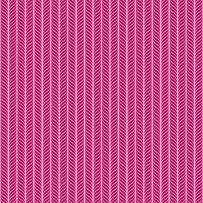 Classic Feather Quill Chevron Jazzberry Small 