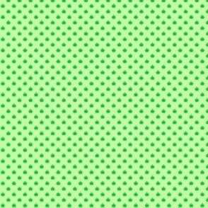 Pot dots on green
