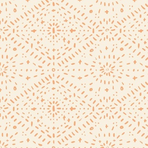 Boho Modern Wallpaper peach cream