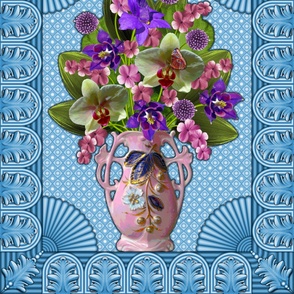 Summer Bouquet quilt panel