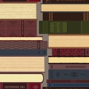 Stacked Old Books