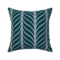 Classic Feather Quill Chevron Quiet Earth Large 