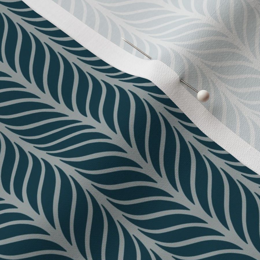 Classic Feather Quill Chevron Quiet Earth Small 