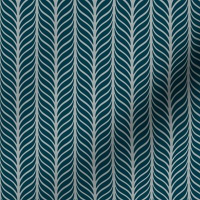 Classic Feather Quill Chevron Quiet Earth Small 