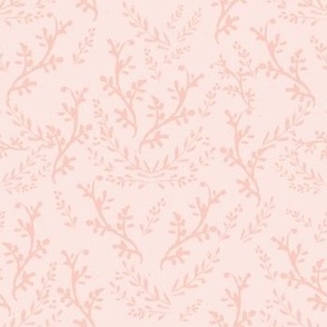 Berry Vines  Peach on Peach for Romance Floral 