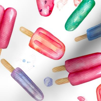 Watercolor Popsicles (small)