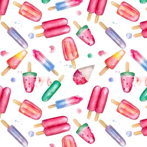 Watercolor Popsicles (small)