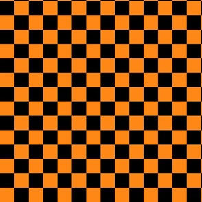 Orange and Black Checkers