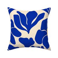 Magnolia Flowers - Matisse Inspired - Klein Blue / Cobalt - LARGE