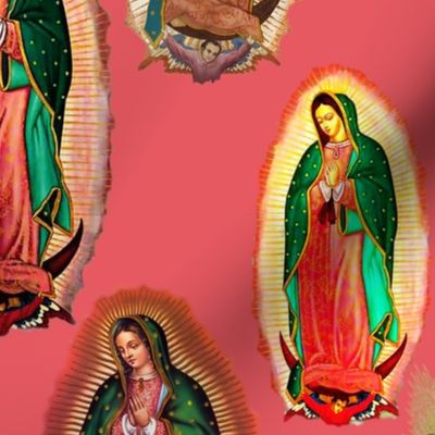 Virgin of Guadalupe - Pink - LARGE