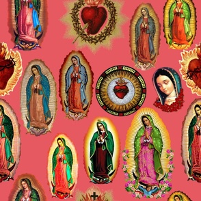 Virgin of Guadalupe - Pink - LARGE