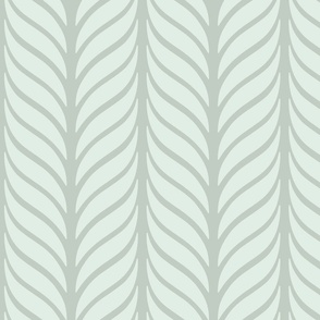 Classic Feather Quill Chevron Steam Large